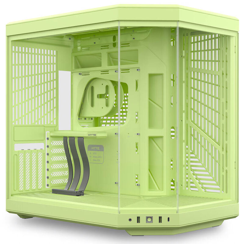 HYTE Y70 PC-Gehäuse, Midi-Tower, E-ATX, Tempered Glass - matcha milk