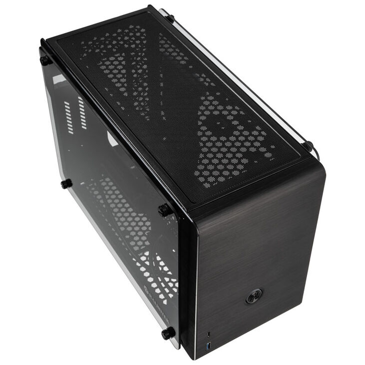Raijintek Ophion Mini-ITX Case, Tempered Glass - Black image number 1