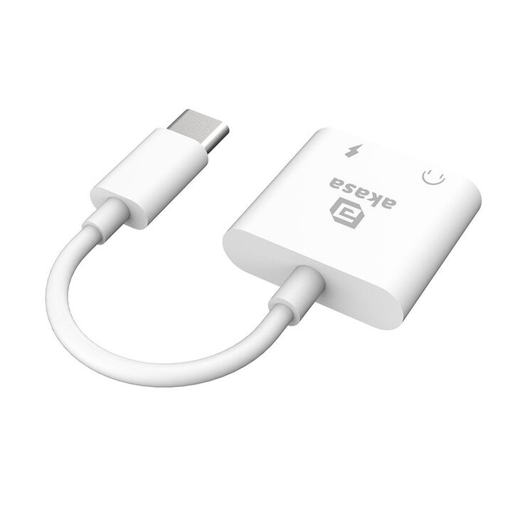 Akasa USB Typ-C zu 3,5-mm-Kopfhörerbuchse, Ladeadapter-Kabel - Power Delivery, image number 2
