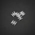 King Mod Service 4-Slot Kabelkamm 3mm klein - klar - 5er Set image number null