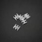 King Mod Service 4-Slot Kabelkamm 3mm klein - klar - 5er Set