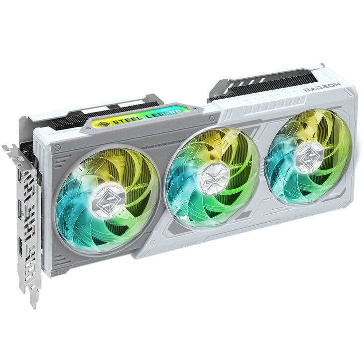 ASRock Radeon 9060 XT SL Graphics Card, 16384 MB GDDR6 image number 4