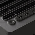 HAVN HS 420 VGPU PC Case, Mid Tower, E-ATX, Tempered Glass, PCIe 5.0 Riser Cable - Black image number null