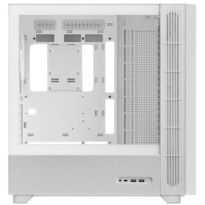 TRYX FLOVA F50 PC Case, ATX, Tempered Glass - White image number 4