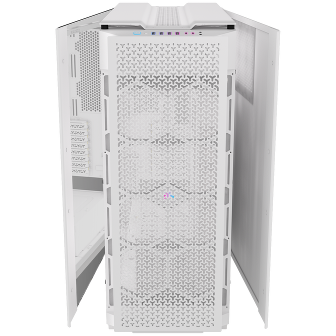 Corsair iCUE 9000D RGB Airflow PC Case, Full Tower - White image number 12