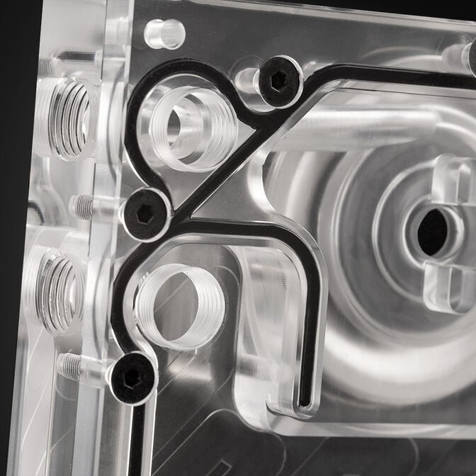 EK Water Blocks EK-Quantum Kinetic3 FLT D5 PWM Reservoir-Pump Combo - 92mm, D-RGB, Acrylic image number 6