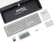 Ducky Zero 6108 Pure White Kabellose Gaming Tastatur, RGB - Cherry MX2A Red, US (ANSI) image number null