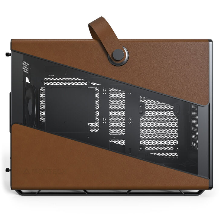 Montech HERITAGE PRO PC Case, Mid Tower, ATX, Tempered Glass - black image number 2