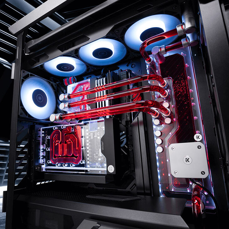 EK Water Blocks EK-Quantum Reflection² ROG Hyperion D5 PWM D-RGB - Acrylic image number 5