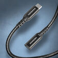 AXAGON BUCM32-CF15AB Verl&auml;ngerungskabel, USB-C zu USB-C 3.2 Gen 2, 1,5 m, 20 Gbps - Aluminium image number null