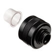 Alphacool Eiszapfen Pro Anschluss 16mm Hardtube Fitting G1/4, 6-Pack - schwarz image number null