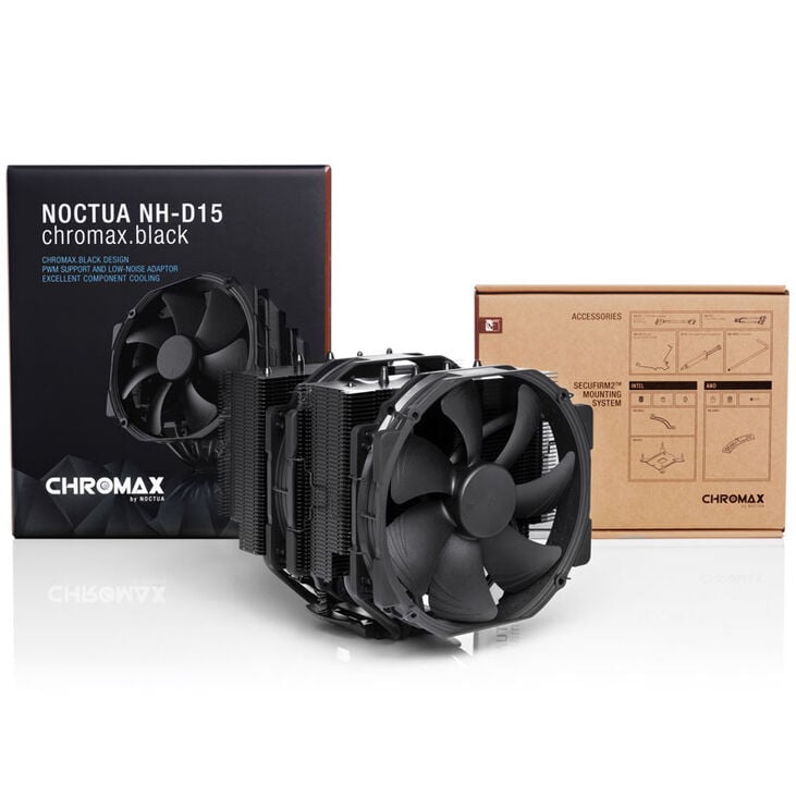 Noctua NH-D15 chromax.black CPU-Kühler - 140/140mm image number 5