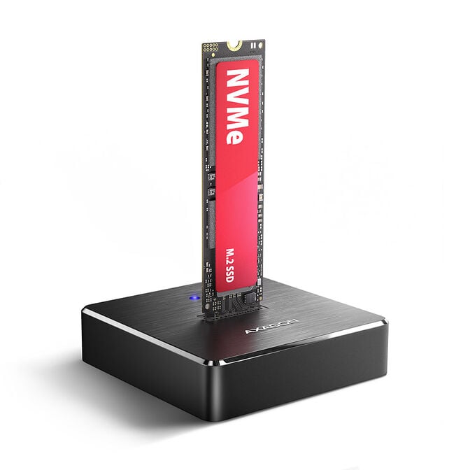 AXAGON ADSA-M2C Dual NVMe M.2 SSD-Dockingstation, USB-C 10 Gbit/s, Klonfunktion image number 0