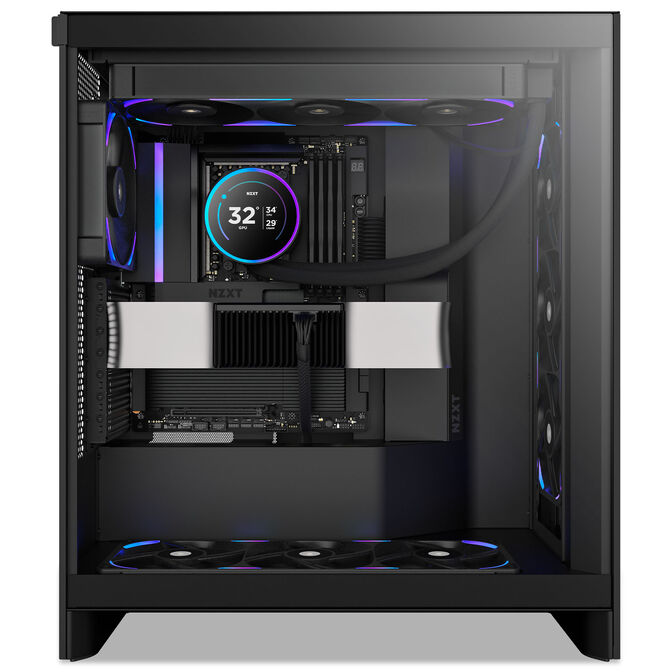 NZXT Performance F360X Einzelrahmenl&uuml;fter, aRGB, LCP-Rahmen - schwarz, 360mm image number 7