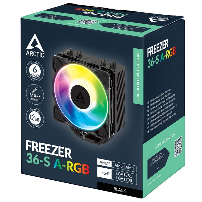 Arctic Freezer 36-S A-RGB CPU-K&uuml;hler - schwarz image number 8