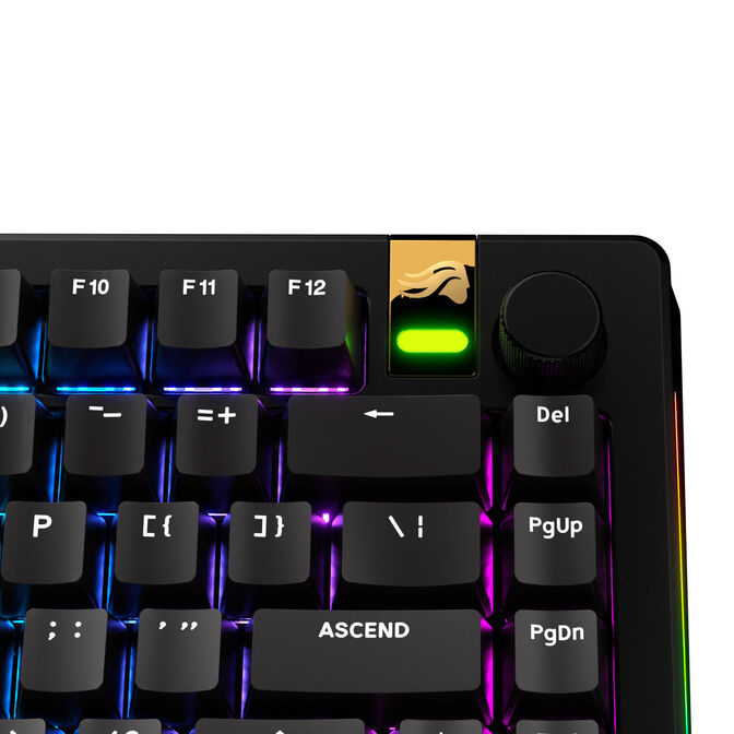 Glorious GPBT Basics Keycaps, ANSI Layout (US), PBT, Doubleshot - Classic Black image number 4