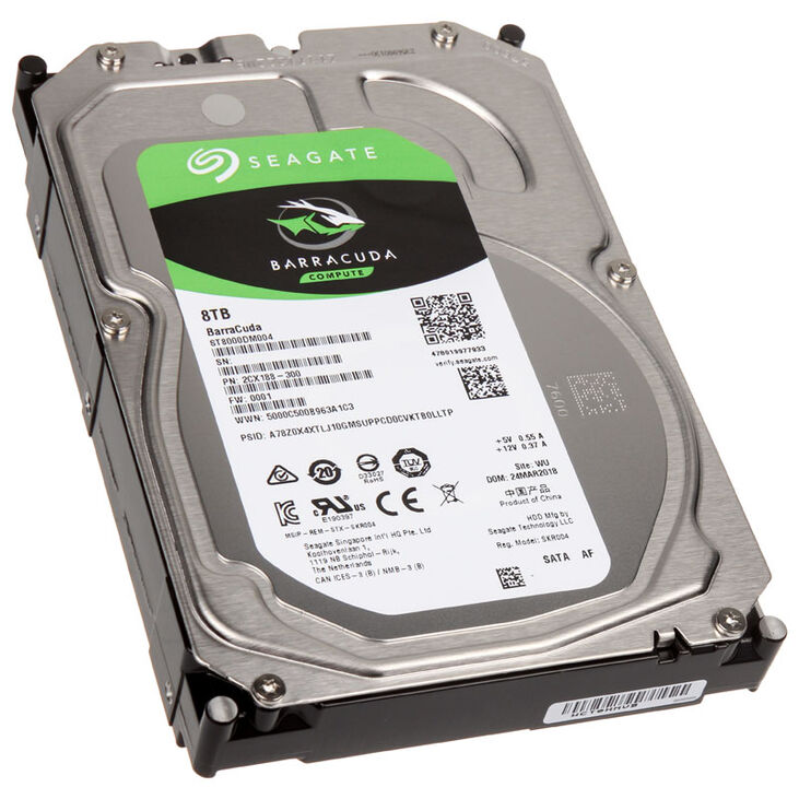 Seagate BarraCuda HDD, SATA 6G, 5400 RPM, 3.5-inch - 8 TB image number 0