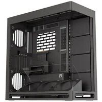 HAVN HS 420 VGPU PC Case, Mid Tower, E-ATX, Tempered Glass, PCIe 5.0 Riser Cable - Black
