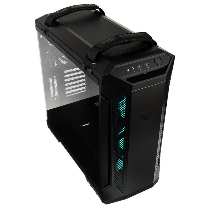 ASUS TUF GT501 Mid Tower, Tempered Glass - Black image number 1