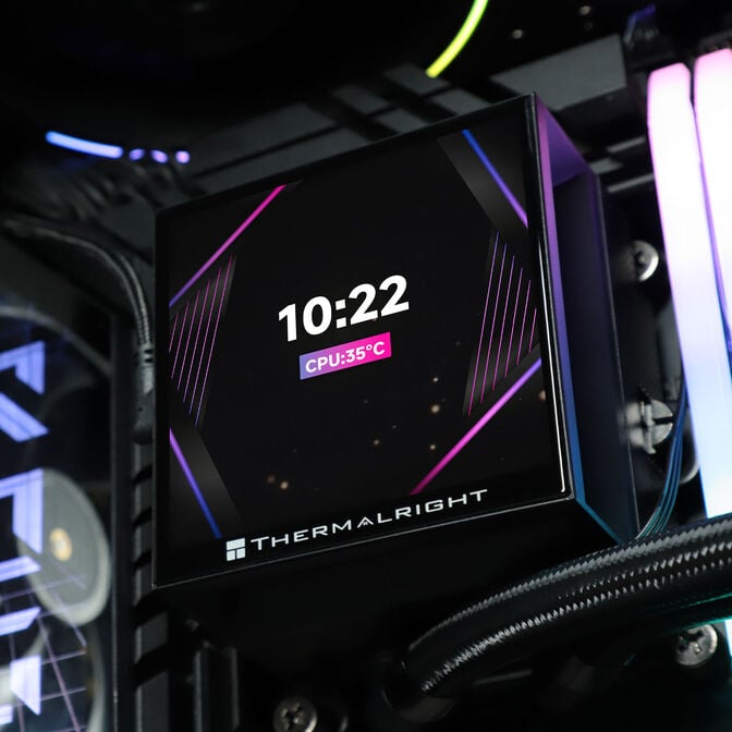 Thermalright Hyper Vision UB AiO Wasserk&uuml;hlung, ARGB, Intel- und AMD-Sockel - 360mm, schwarz image number 10