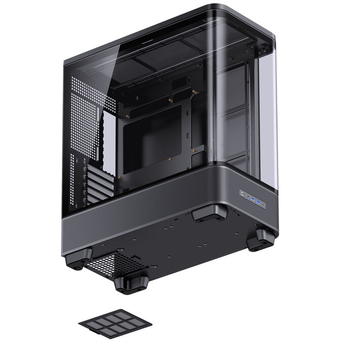 Jonsbo TK-5 PC-Geh&auml;use, Midi-Tower, ATX, Tempered Glass - schwarz image number 12
