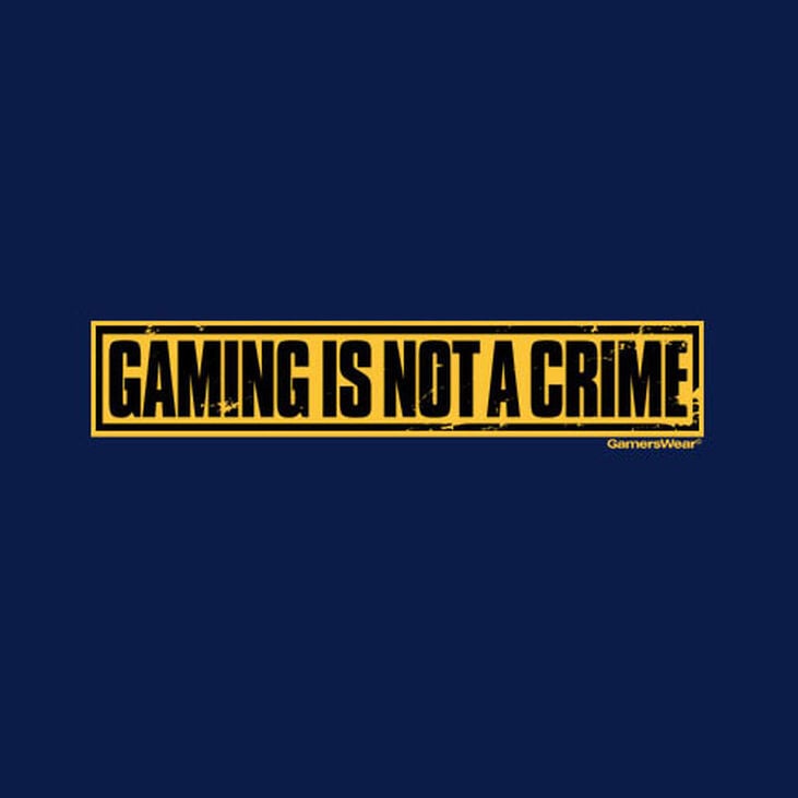 GamersWear NOT A CRIME Kapu Navy (XL) image number 1