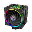 Akasa SOHO H4 Plus CPU cooler & AR12 reverse fan, RGB - black image number null