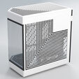 Hyte Y60 PC Case, Mid Tower, Tempered Glass - Black/White image number null