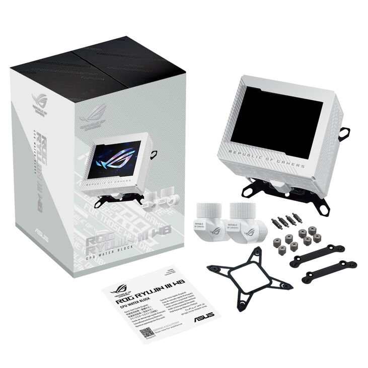 ASUS ROG Ryujin III CPU water block - for Intel and AMD, white image number 8