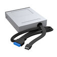 Akasa AK-ICR-36 USB 3.2 Gen 2 Type C Panel - black image number null