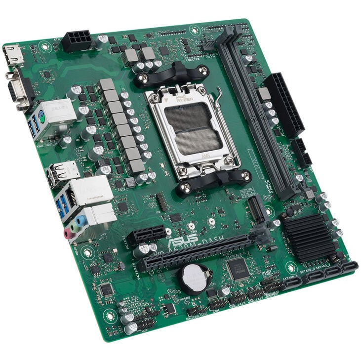 ASUS Pro A620M-DASH-CSM, AMD A620 Mainboard, Sockel Socket AM5, DDR5 image number 1
