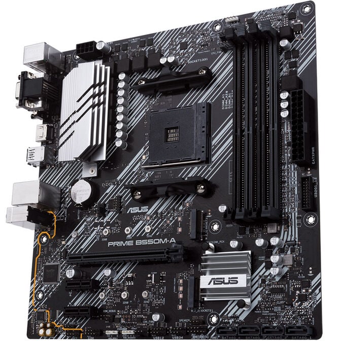 ASUS PRO B550M-C/CSM, AMD B550 motherboard, Socket AM4, DDR4 image number 4