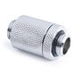 Alphacool ES D-Plug 25.5-40.5mm, G1/4 male thread to G1/4 male thread - chrome