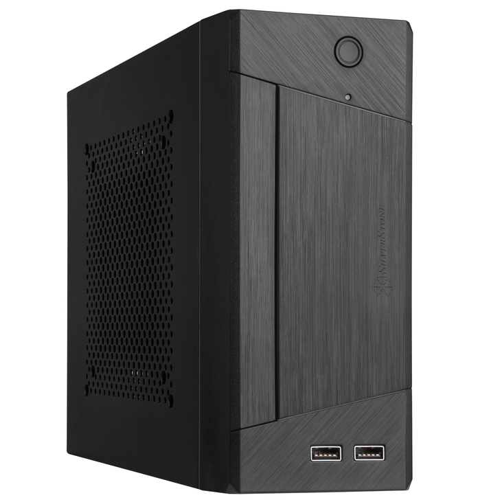 SilverStone Milo 10 Mini-PC-Gehäuse, Mini-ITX - schwarz image number 2