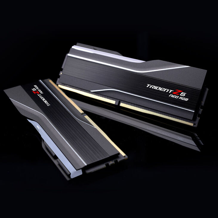 G.Skill Trident Z5 Neo RGB DDR5-6400 RAM, CL32, EXPO  - 48 GB Dual-Kit, black image number 5