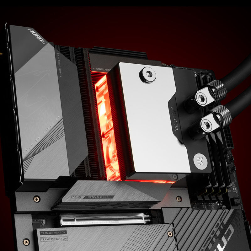 EK-Quantum Velocity² DDC 4.2 AM5用　EKWB EK-Quantum Velocity² D-RGB - AM5 Nickel + Acetal Water Block