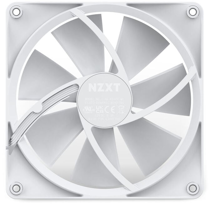 NZXT F140 PWM fan, white image number 5