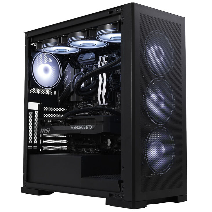 Gaming PC Mach 6 powered by MSI, AMD Ryzen 7 9800X3D, NVIDIA GeForce RTX 5080 - Fertig-PC image number 0