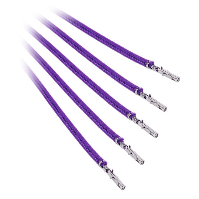 BitFenix Alchemy 2.0 PSU Cable, 5x 40cm - lila image number 1
