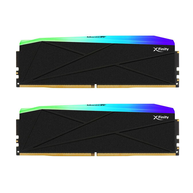 V-Color Manta XFinity RGB DDR5-6000 RAM, CL30, XMP/EXPO - 32 GB Dual-Kit, schwarz image number 0