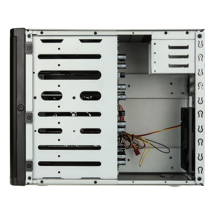 SilverStone SST-DS380B External 8x 3,5 Zoll SATA, 4x 2,5 Zoll - schwarz image number 2