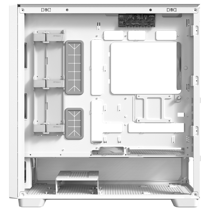 Antec Flux PC-Gehäuse, Full-Tower, E-ATX, Tempered Glass – weiß image number 6