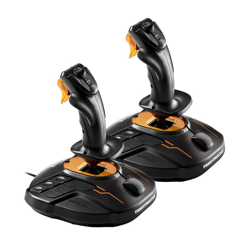 Thrustmaster T.16000M FCS Space Sim Duo, Joystick-Set für PC - schwarz