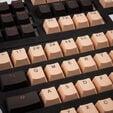 Ducky Rosa PBT Double-Shot Keycap Set, US Layout image number null