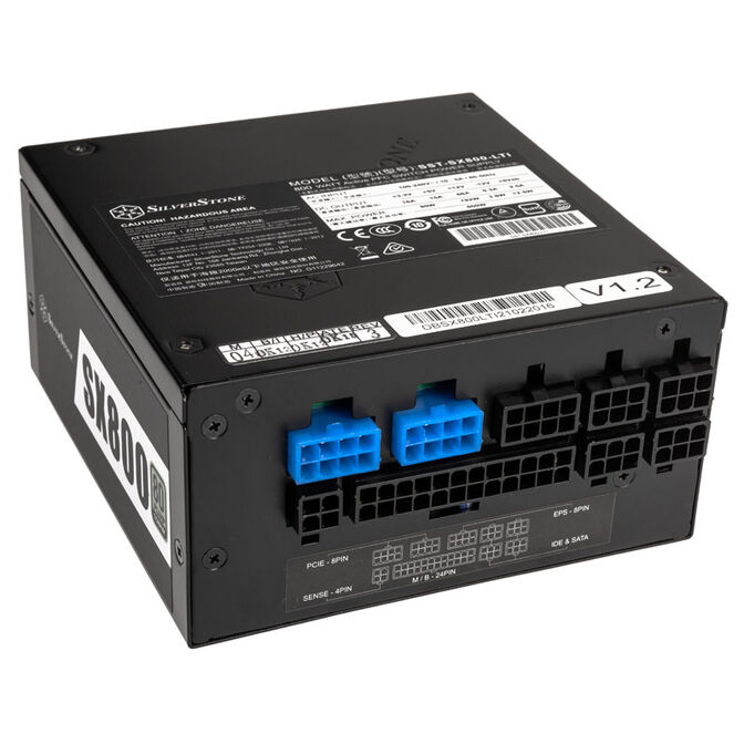 SilverStone SST-SX800-LTI v1.2 80 PLUS Titanium, modular - 800 Watt image number 2