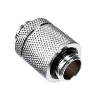 Alphacool ES D-Plug, 20-35mm, G1/4 male thread to G1/4 male thread - chrome