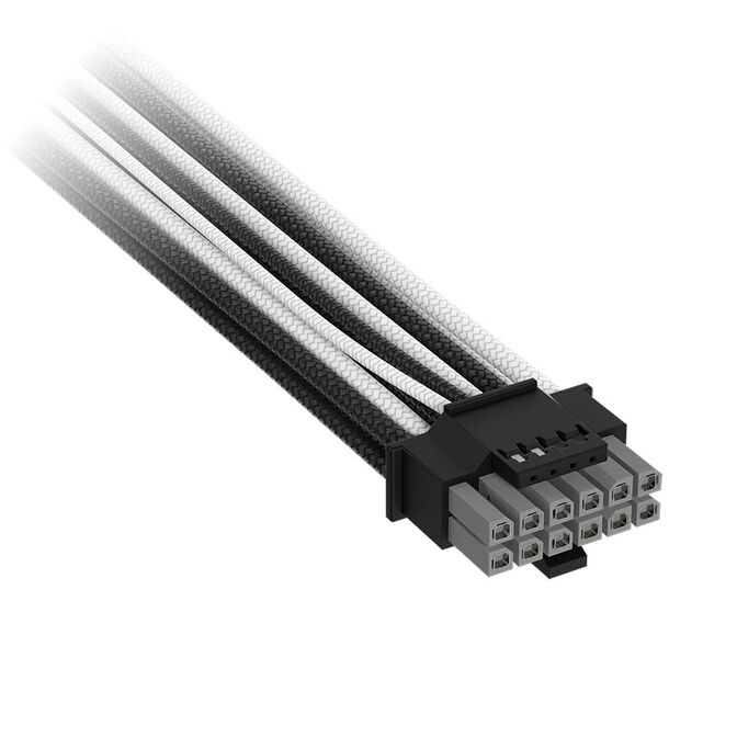 Corsair Premium Sleeved 12V-2x6 zu 12V-2x6-Kabel, Universal - schwarz/wei&szlig; image number 1