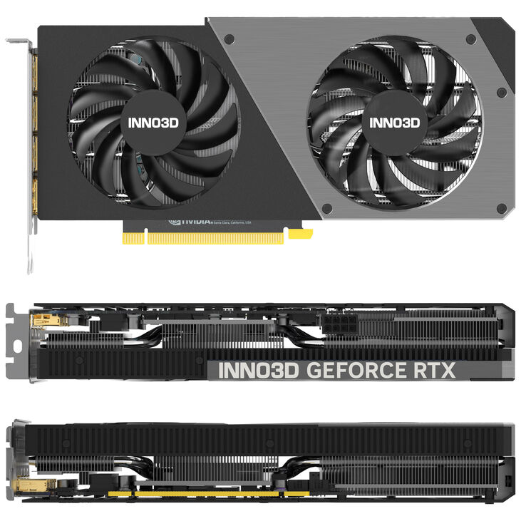 INNO3D GeForce RTX 4070 Twin X2, 12288 MB GDDR6 image number 2