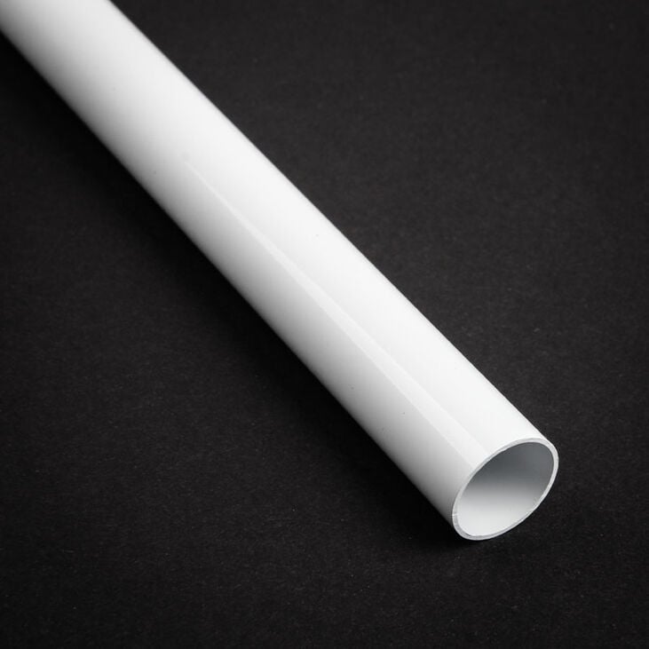 Bitspower None Chamfer Brass Hard Tubing 16mm OD, 500mm - white image number 1