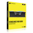 Corsair Vengeance RGB DDR5-6200 RAM, CL32, XMP - 64 GB Quad-Kit, schwarz image number null